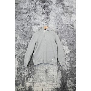 Scotch & Soda Gray Cotton Blend Hooded Pullover Sweatshirt Sweater